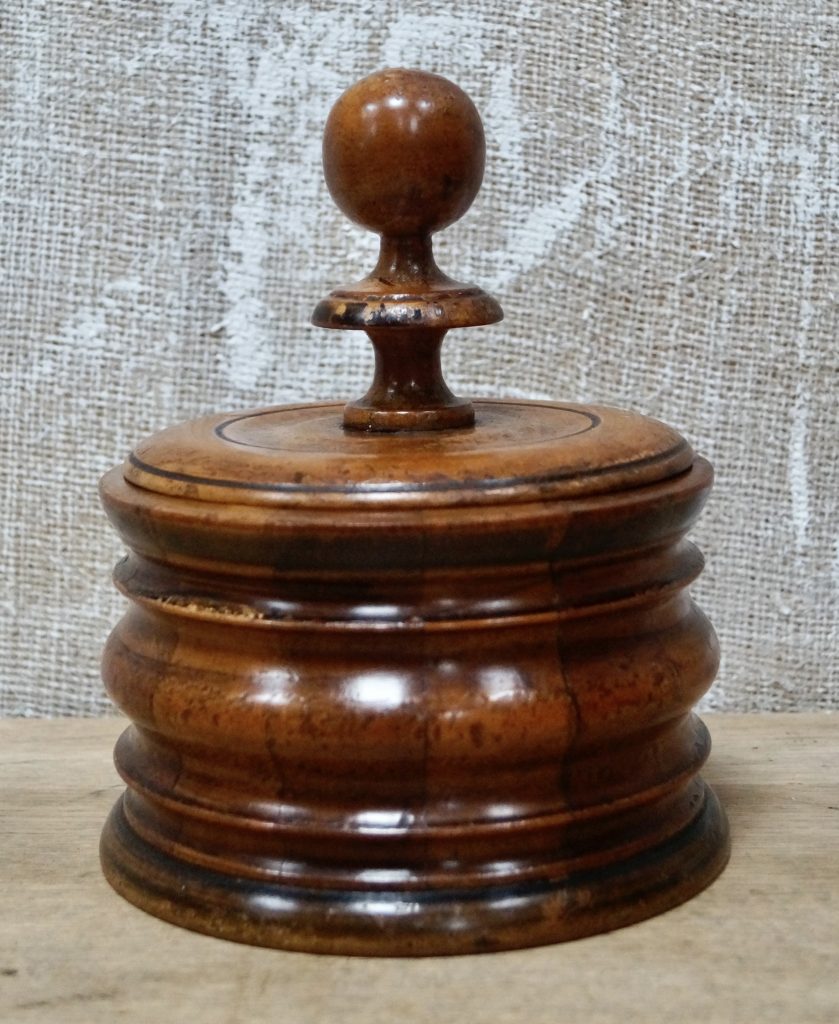 Antique Treen 19th Century Dutch Tobacco Jar – Clubhouse Interiors Ltd