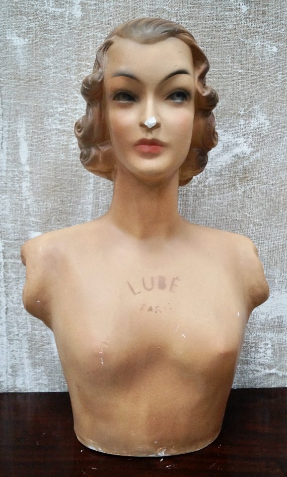 Vintage Mannequin Lubé Paris Bust