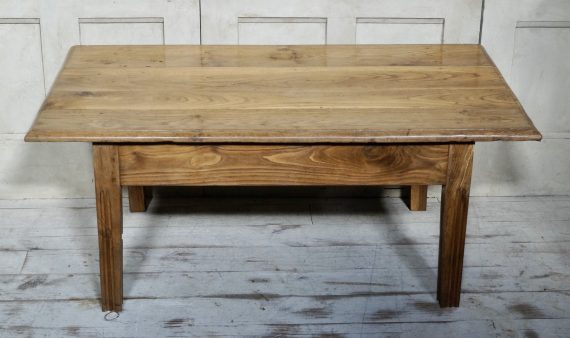 Antique French Chestnut Occasional Table